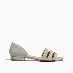 Madewell Leila D’Orsay sandles in frosted willow 7.5 suede